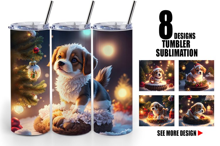 Christmas Tumbler Wrap Image 3