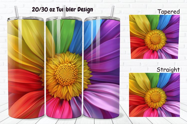 Rainbow Tumbler Wrap Image 6