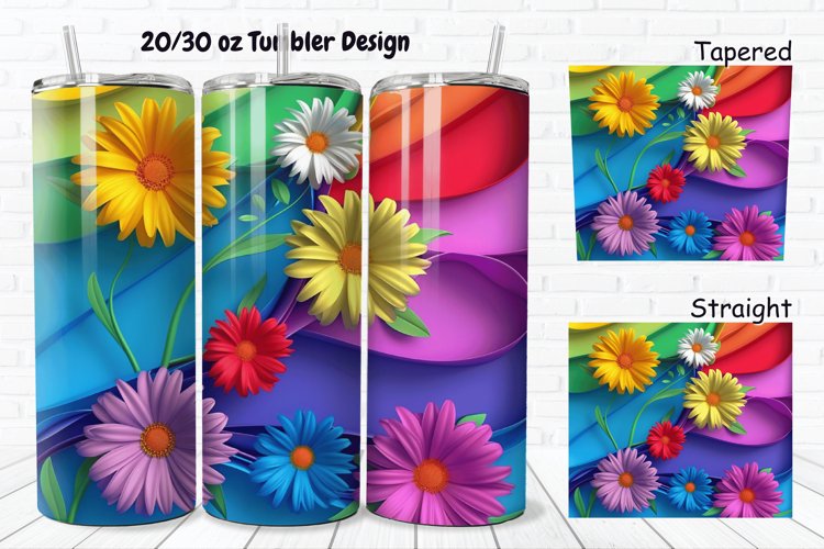 Rainbow Tumbler Wrap Image 20