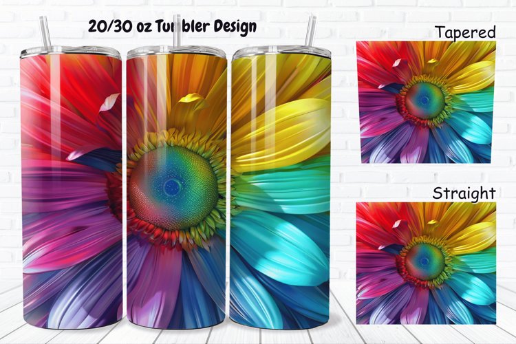 Rainbow Tumbler Wrap Image 9