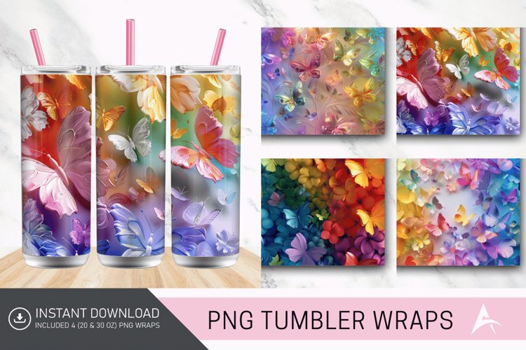 Rainbow Tumbler Wrap Image 12