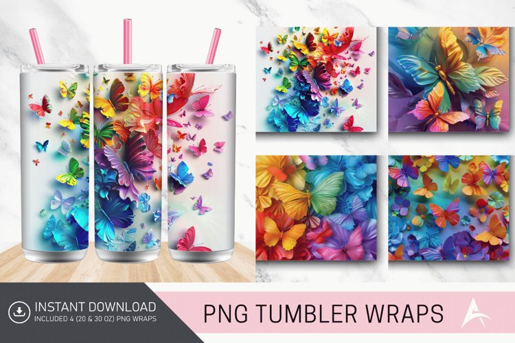 Rainbow Tumbler Wrap Image 14