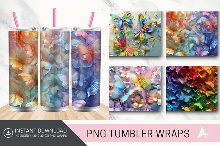 Rainbow Tumbler Wrap Image 15