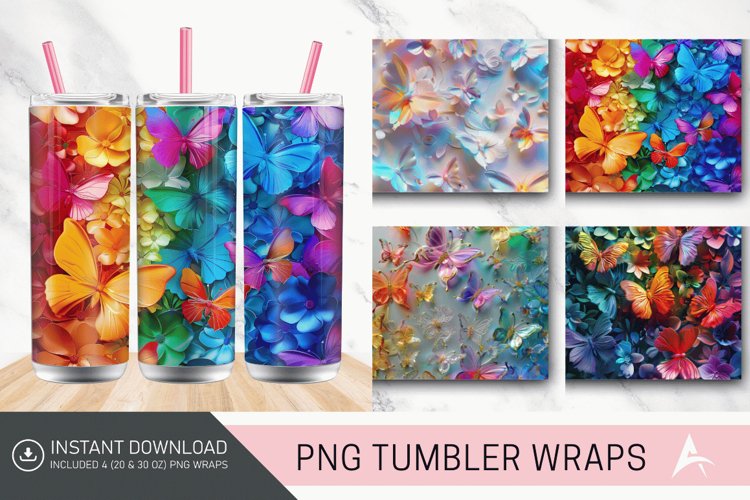 Rainbow Tumbler Wrap Image 13