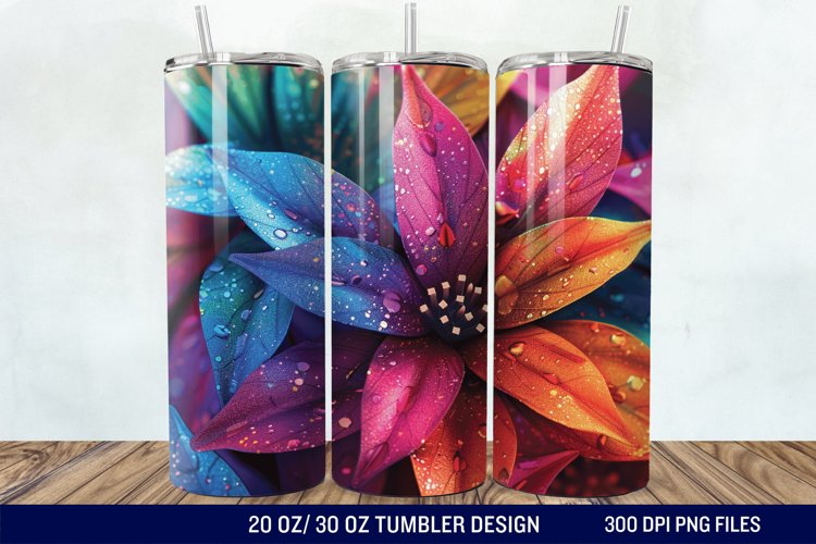 Rainbow Tumbler Wrap Image 11