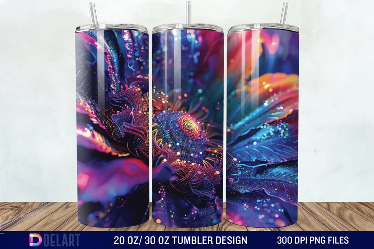 Rainbow Tumbler Wrap Image 2