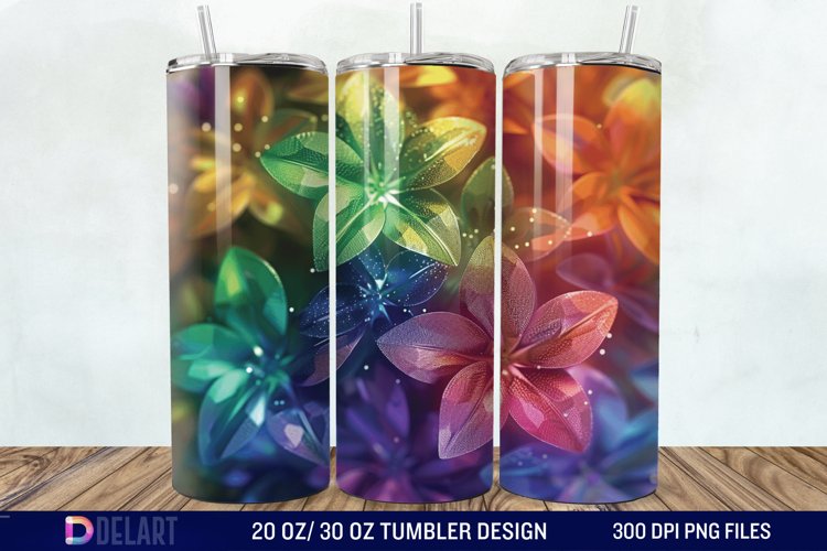 Rainbow Tumbler Wrap Image 15