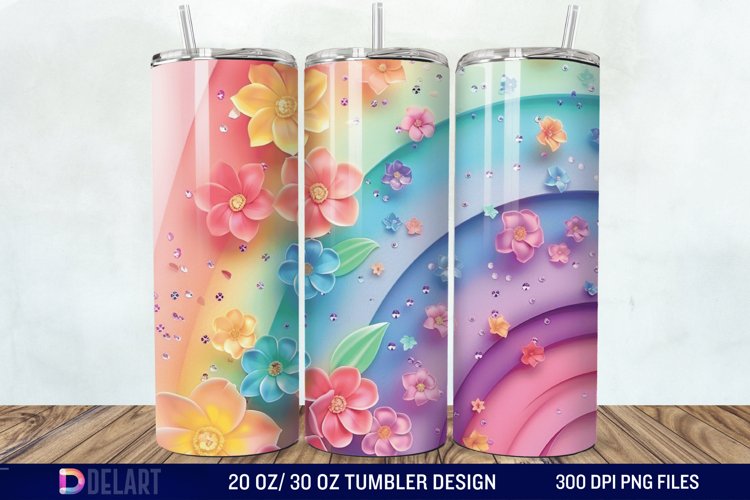 Rainbow Tumbler Wrap Image 24
