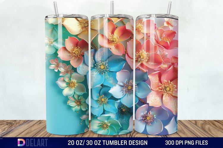 Rainbow Tumbler Wrap Image 4