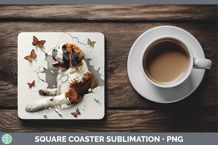Gorgeous3D Square Coaster design.