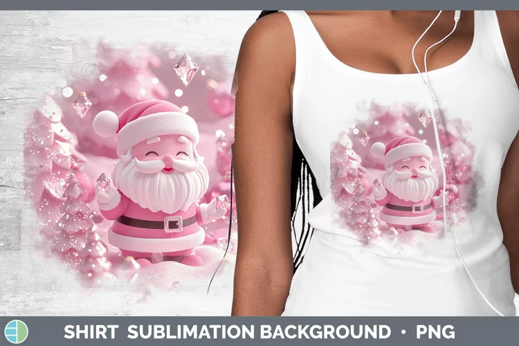 3D Santa Shirt Sublimation Sublimation Background Designs
