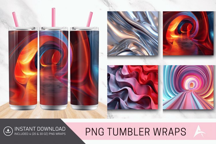 3D Skinny Tumbler Wrap example image 1