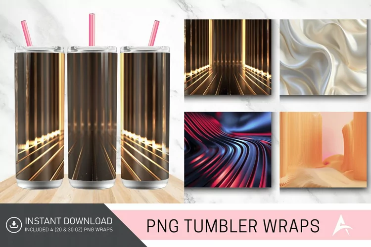 3D Skinny Tumbler Wrap