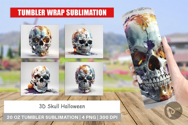 Halloween Tumbler Wrap Image 4