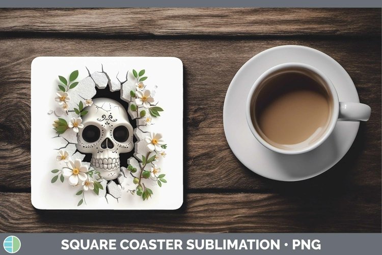 Gorgeous3D Square Coaster design.