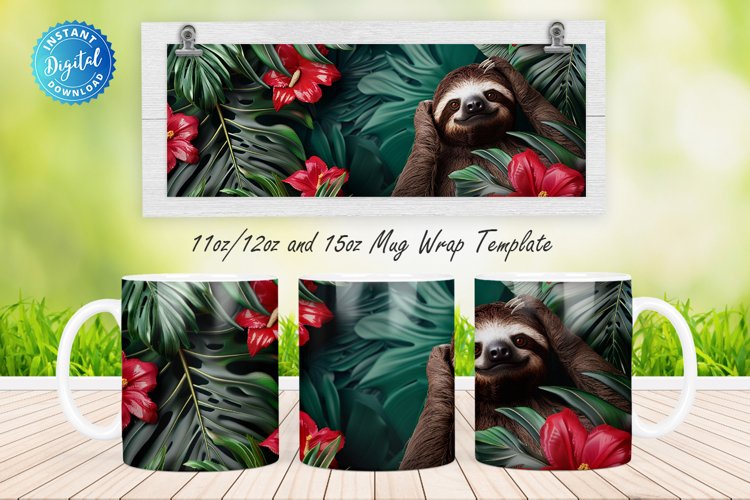 Sloth Clipart Image 3