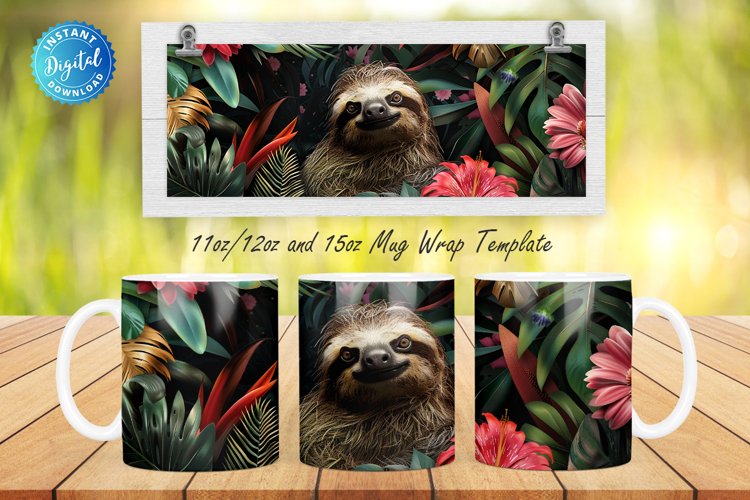 Sloth Clipart Image 5
