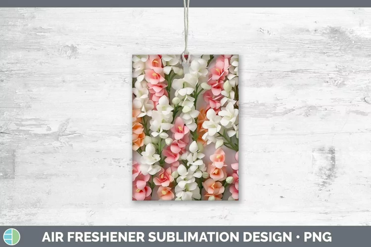 3D Snapdragon Air Freshener | Sublimation Car Freshener Desi