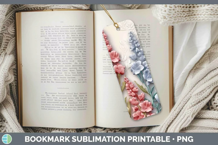 3D Snapdragon Bookmark Sublimation Printable Designs