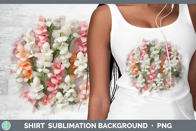 3D Snapdragon Shirt | Sublimation Sublimation Background Des
