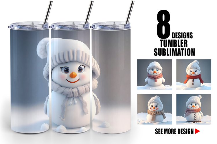 Snowman Sublimation Image 2