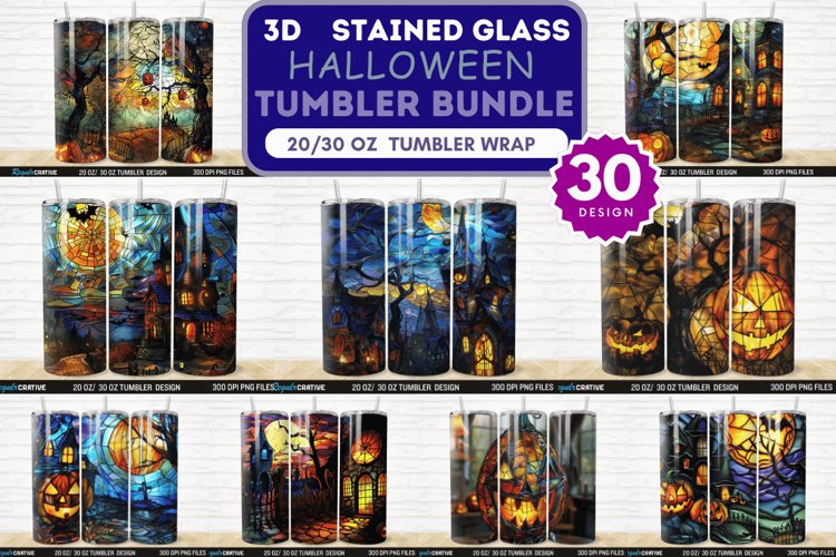 Halloween Tumbler Wrap Image 24