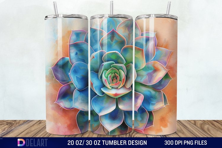 Watercolor Succulent Clipart Image 16