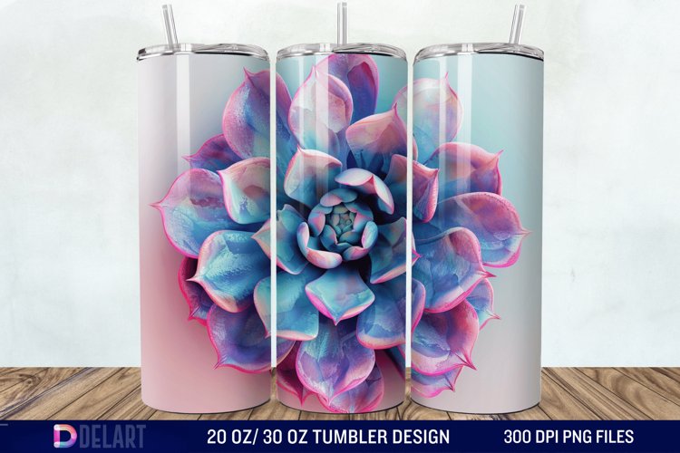 Watercolor Succulent Clipart Image 6