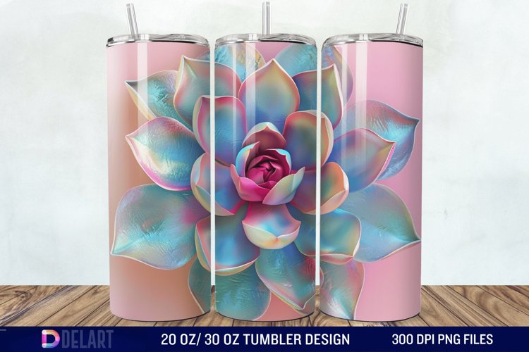 Watercolor Succulent Clipart Image 4