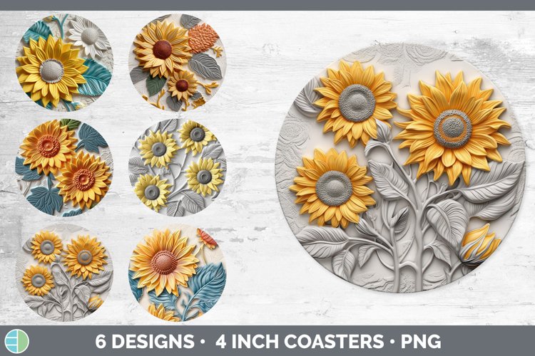 Sunflower Sublimation Designs Image 3