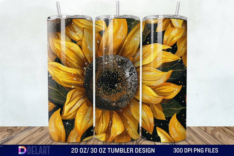 Sunflower Tumbler Wrap Image 14