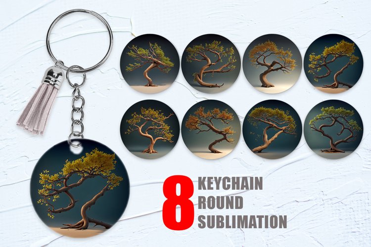 Keychain 3D Tree Branch | Keyring