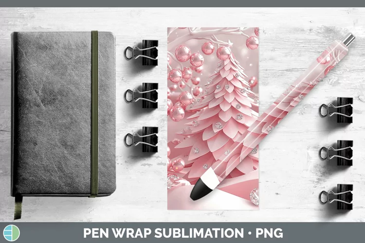 3D Tree Pen Wrap Sublimation Pen Designs
