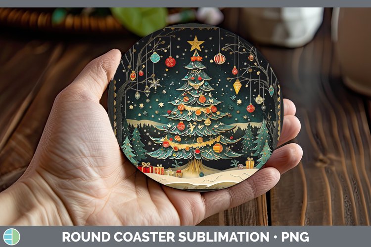 Gorgeous3D Round Coaster design.