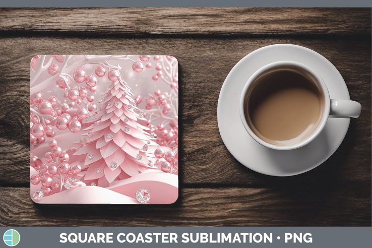 Gorgeous3D Square Coaster design.
