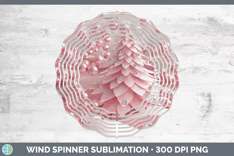 3D Tree Wind Spinner Sublimation Spinner Designs