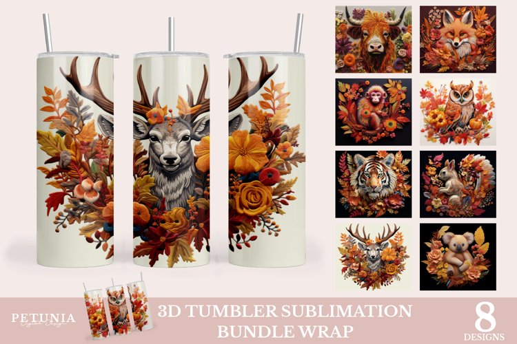 3d Sublimation Tumbler Designs