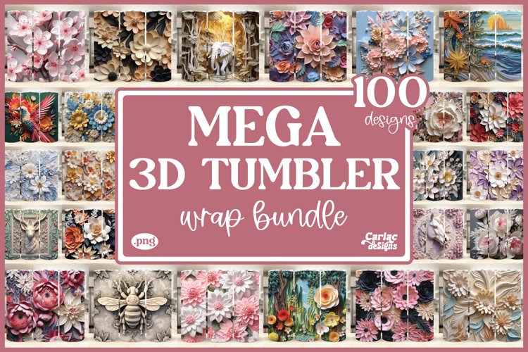 3D Tumbler Wrap Bundle