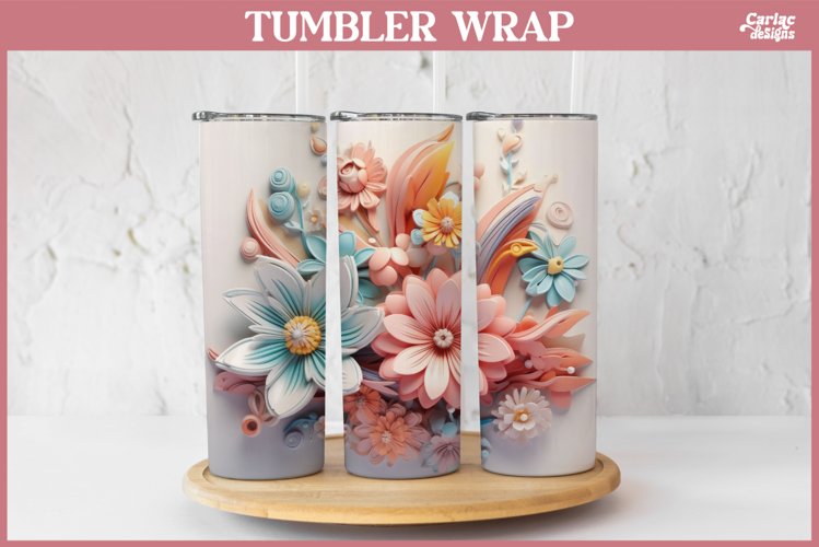3d Tumbler Wrap | 3d Tumbler Sublimation Wrap