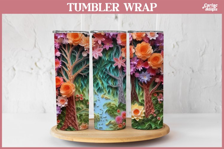 3d Tumbler Wrap | 3d Tumbler Sublimation Wrap