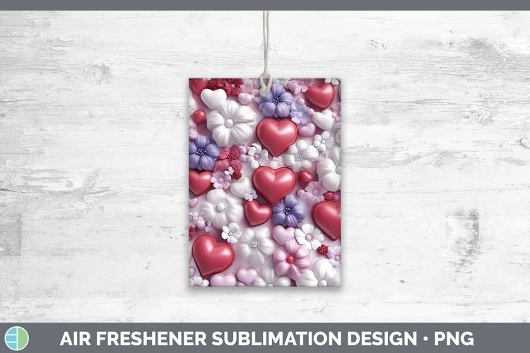 Gorgeous3D Valentine Air Freshener design.