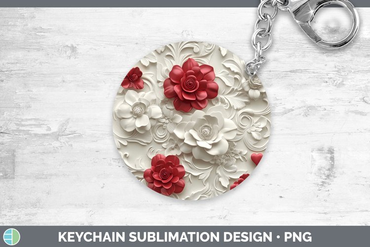 Red Flower Clipart Image 18