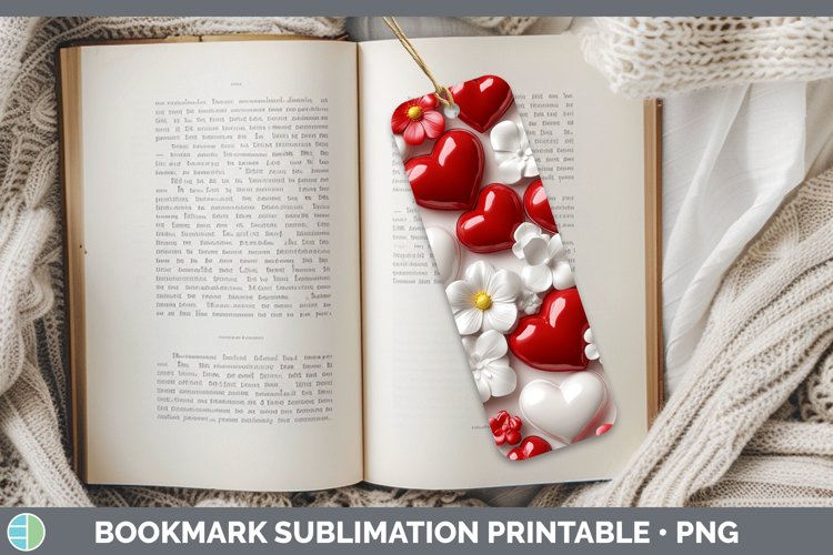 Printable Valentine Bookmark Image 24