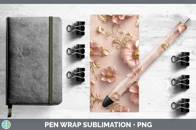 Gorgeous3D Valentine Pen Wrap design.