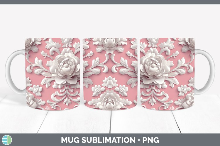 Gorgeous3D Valentine Mug Wrap design.