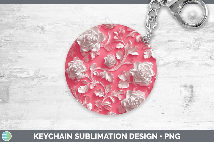 Gorgeous3D Valentine Keychain design.