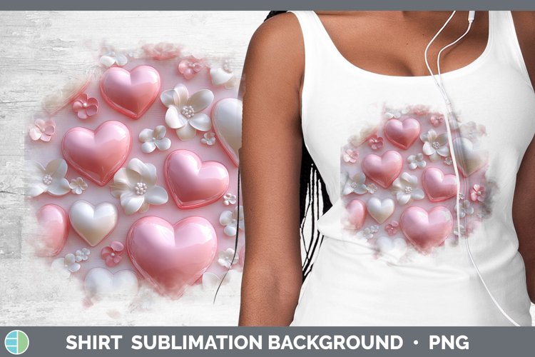 White Heart Clipart Image 17