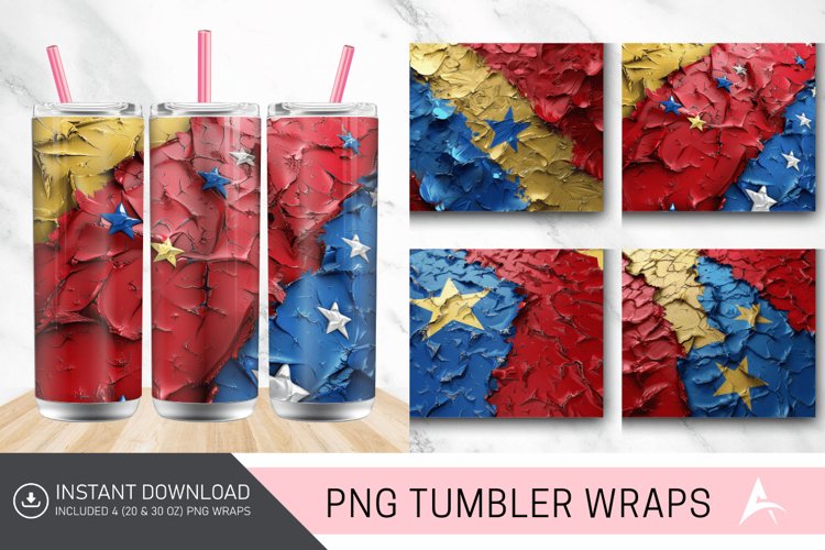 3D Venezuela Tumbler wrap