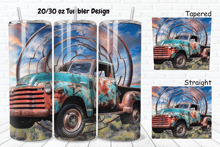 Vintage Truck Clipart Image 2