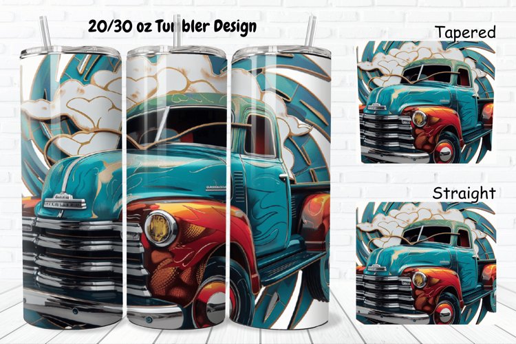 Vintage Truck Clipart Image 16